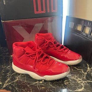 Jordan Red High-Top Sneakers